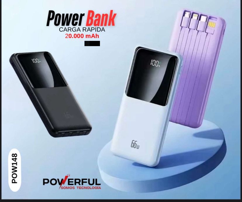 POWER BANK POW148 (20.000 mAh)